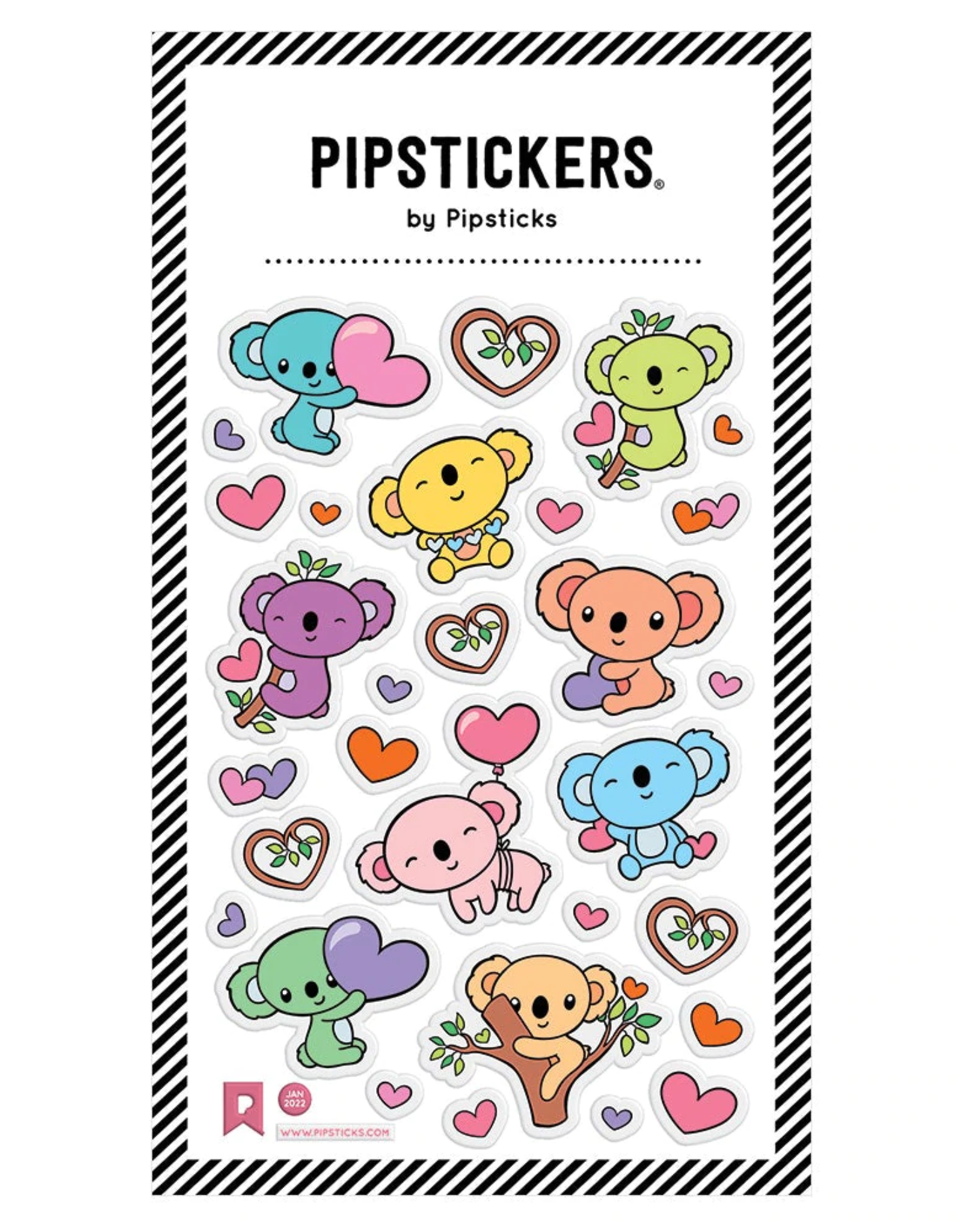 Pipsticks Pipsticks (Puffy): Pastel Koalas