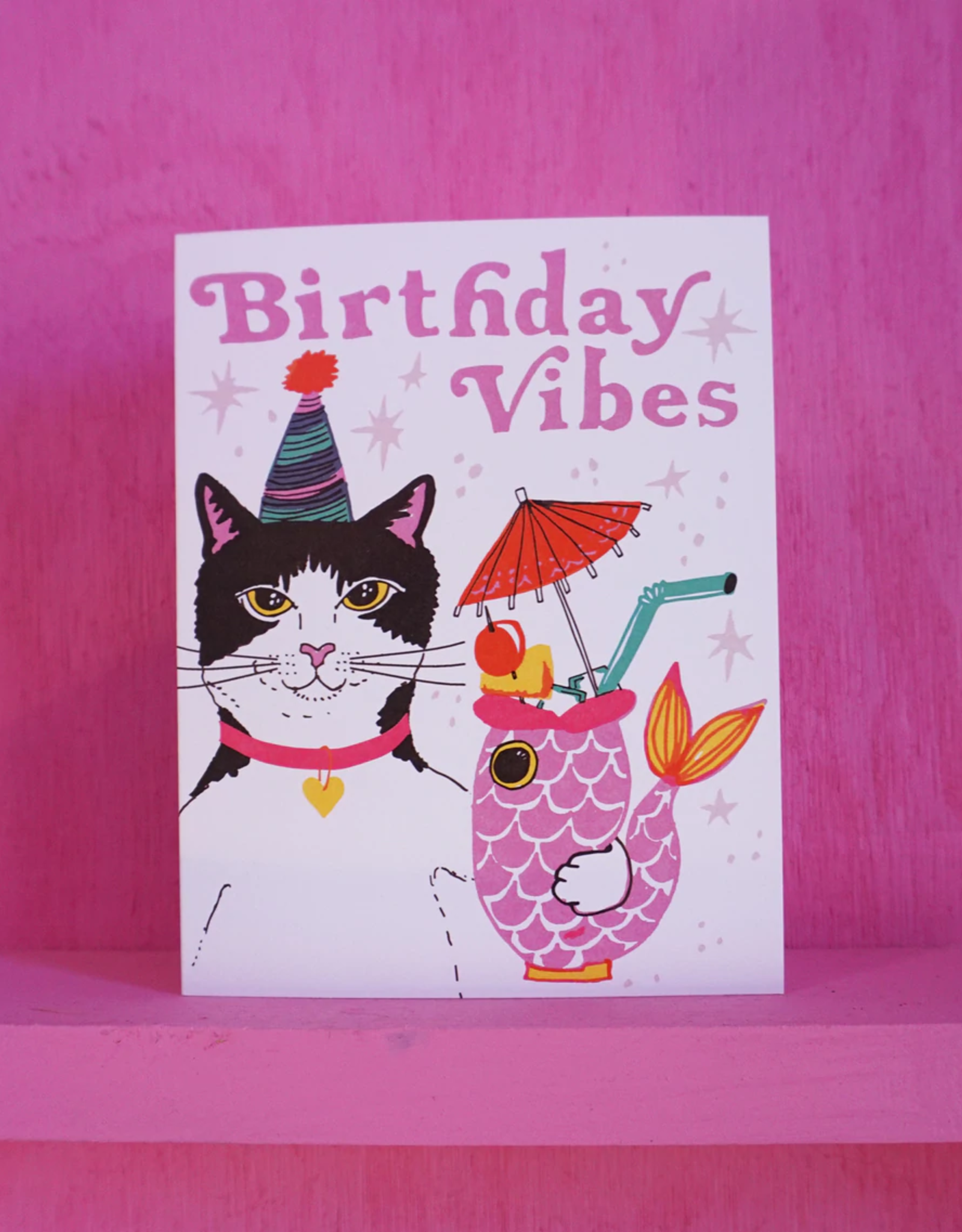 Ash & Chess Card - Birthday: Cat Vibes