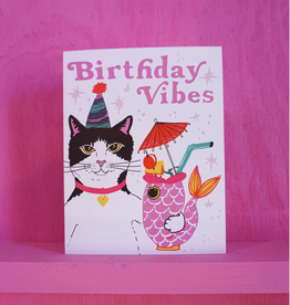 Ash & Chess Card - Birthday: Cat Vibes