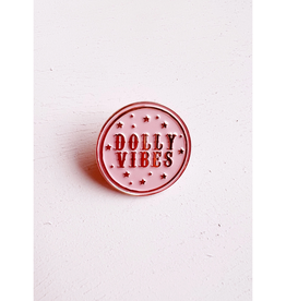Maddon and Co Enamel Pin: Dolly Vibes