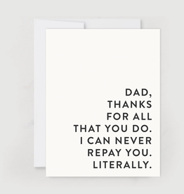 Sugar & Mint Co Card - Dad: Never Repay You