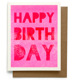 Smarty Pants Paper Company Card - Birthday: Pink & Red Happy Birthday