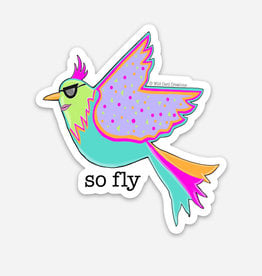 Wild Card Creations Sticker: So Fly Bird