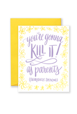 Lionheart Prints Card - Baby: You're Gonna Kill It As Parents