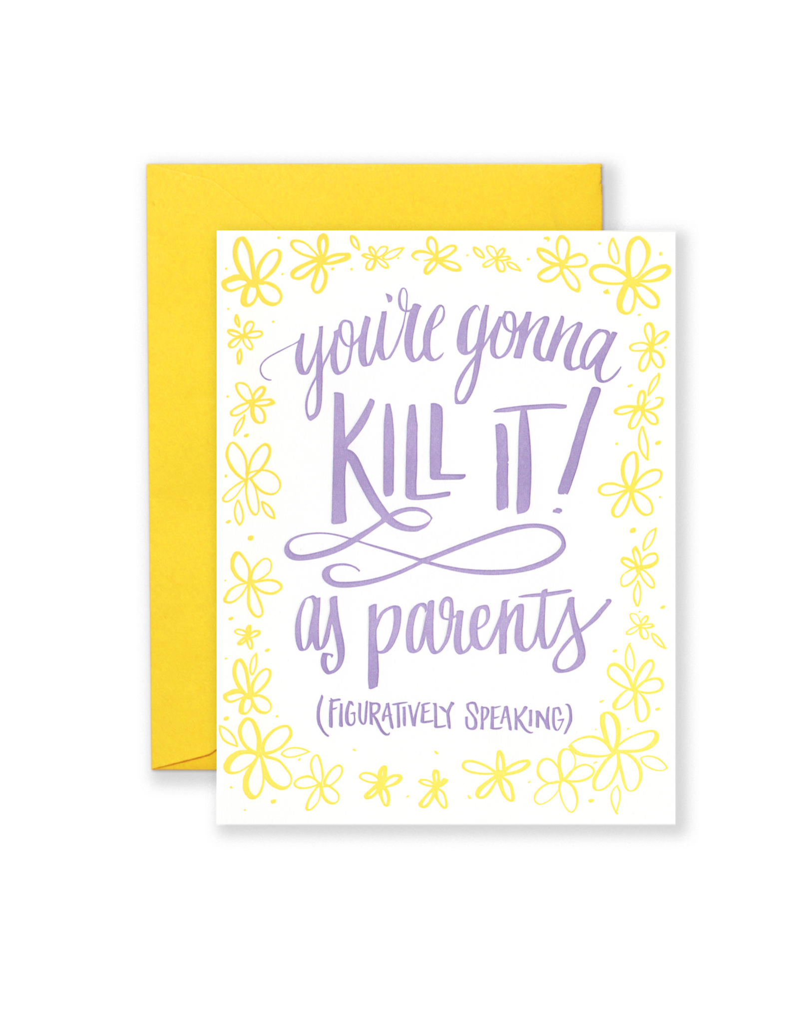 Lionheart Prints Card - Baby: You're Gonna Kill It As Parents