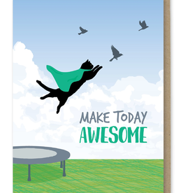Modern Printed Matter Card - Blank: Make Today Awesome