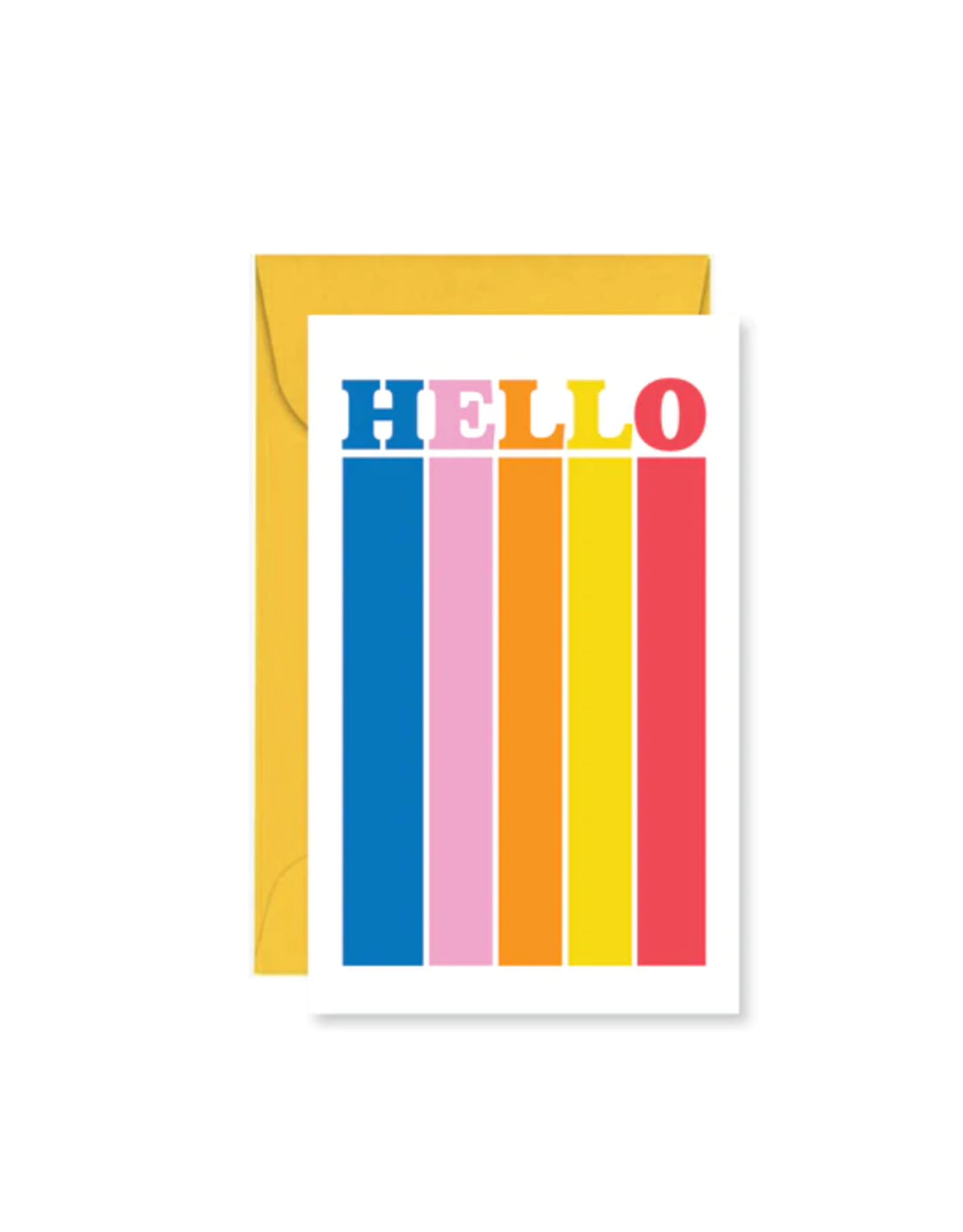 Public School Paper Co. Mini Card - Blank: Colorful Hello