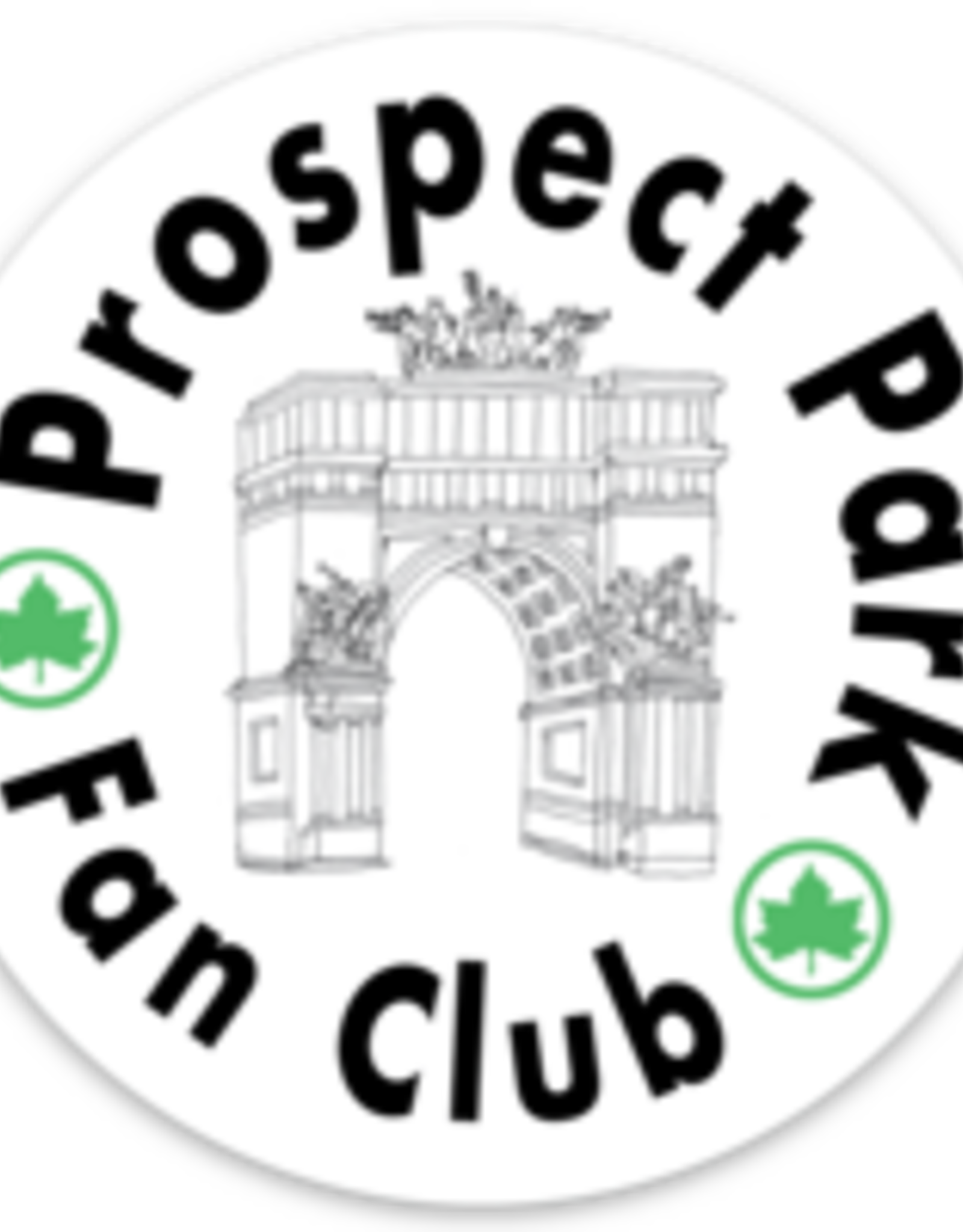 Sticker Prospect Park Fan Club Awesome Brooklyn