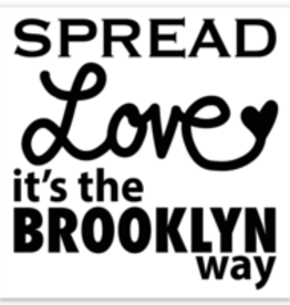Vanessa Amalia Raptopoulos Sticker: Spread Love it's the Brooklyn Way