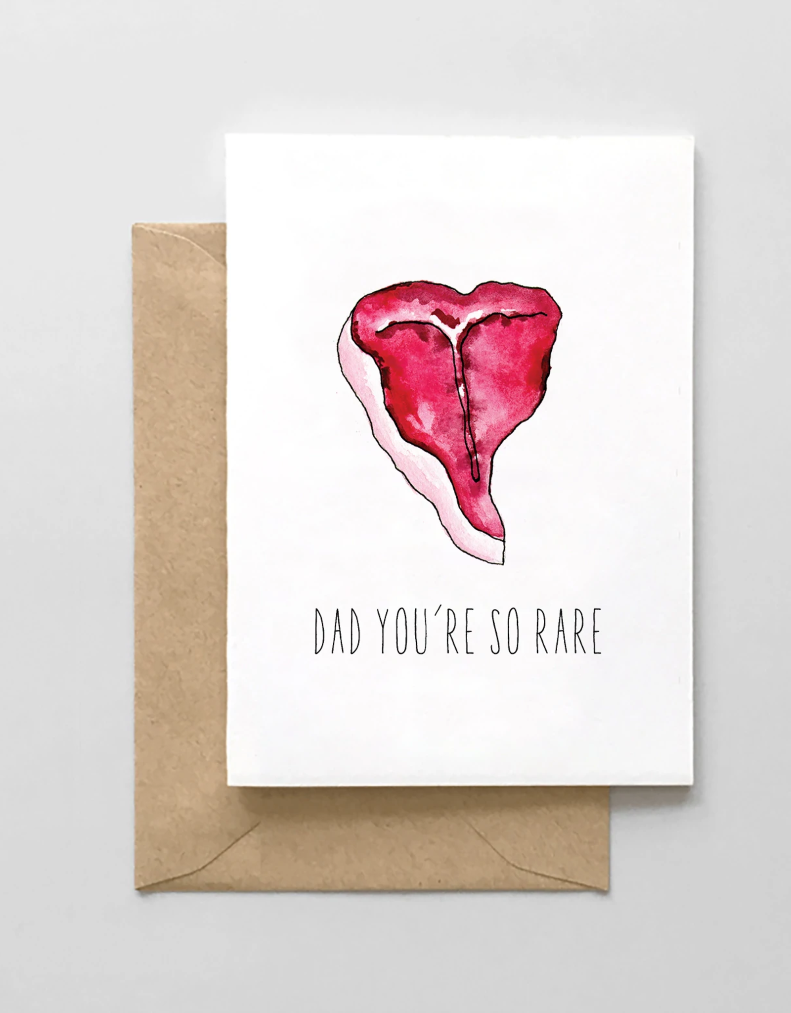 Spaghetti and Meatballs Card - Dad: You're So Rare