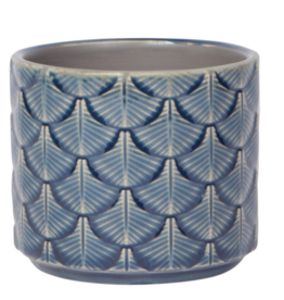 Danica + Now Designs Planter - Small Blue Plume Azur