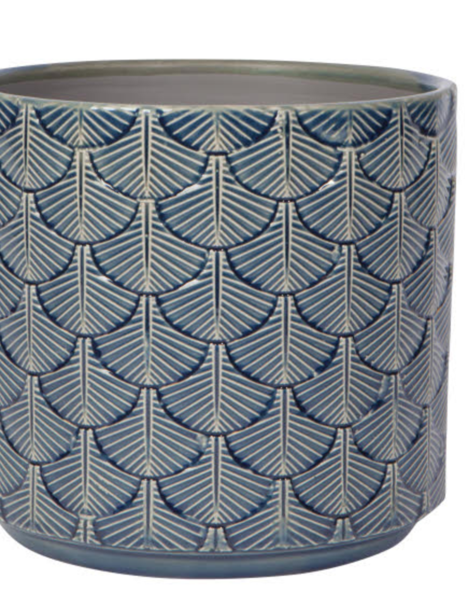 Danica + Now Designs Planter - Large Blue Plume Azur