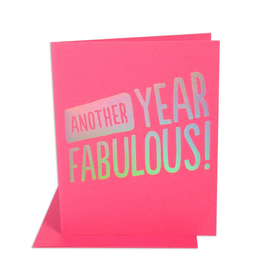 The Social Type Card - Birthday: Another Year Fabulous
