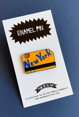 Made by Nilina Enamel Pin: New York Metrocard