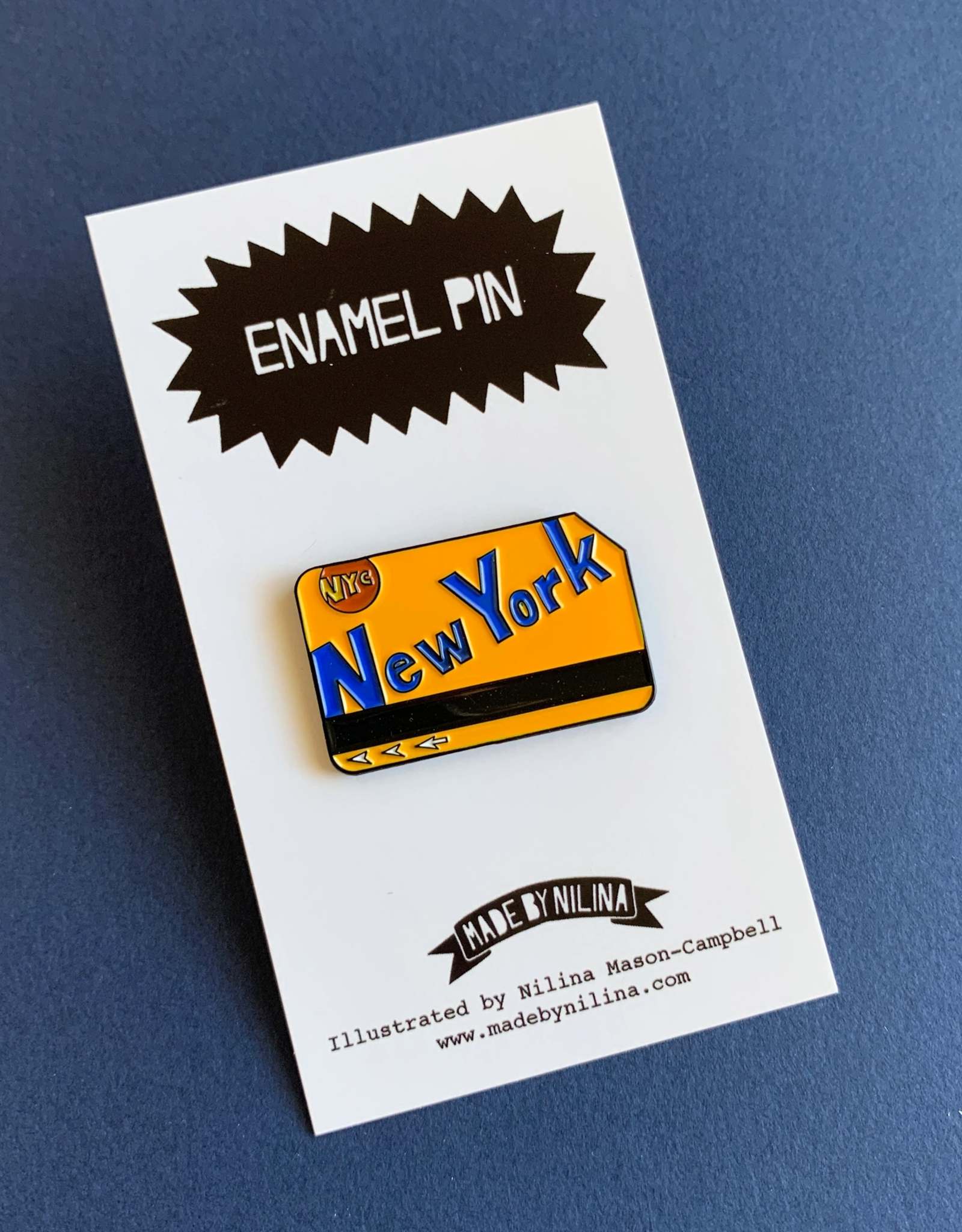 Enamel Pin: New York Metrocard - Awesome Brooklyn