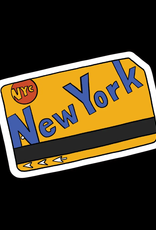 Made by Nilina Sticker: New York Metrocard