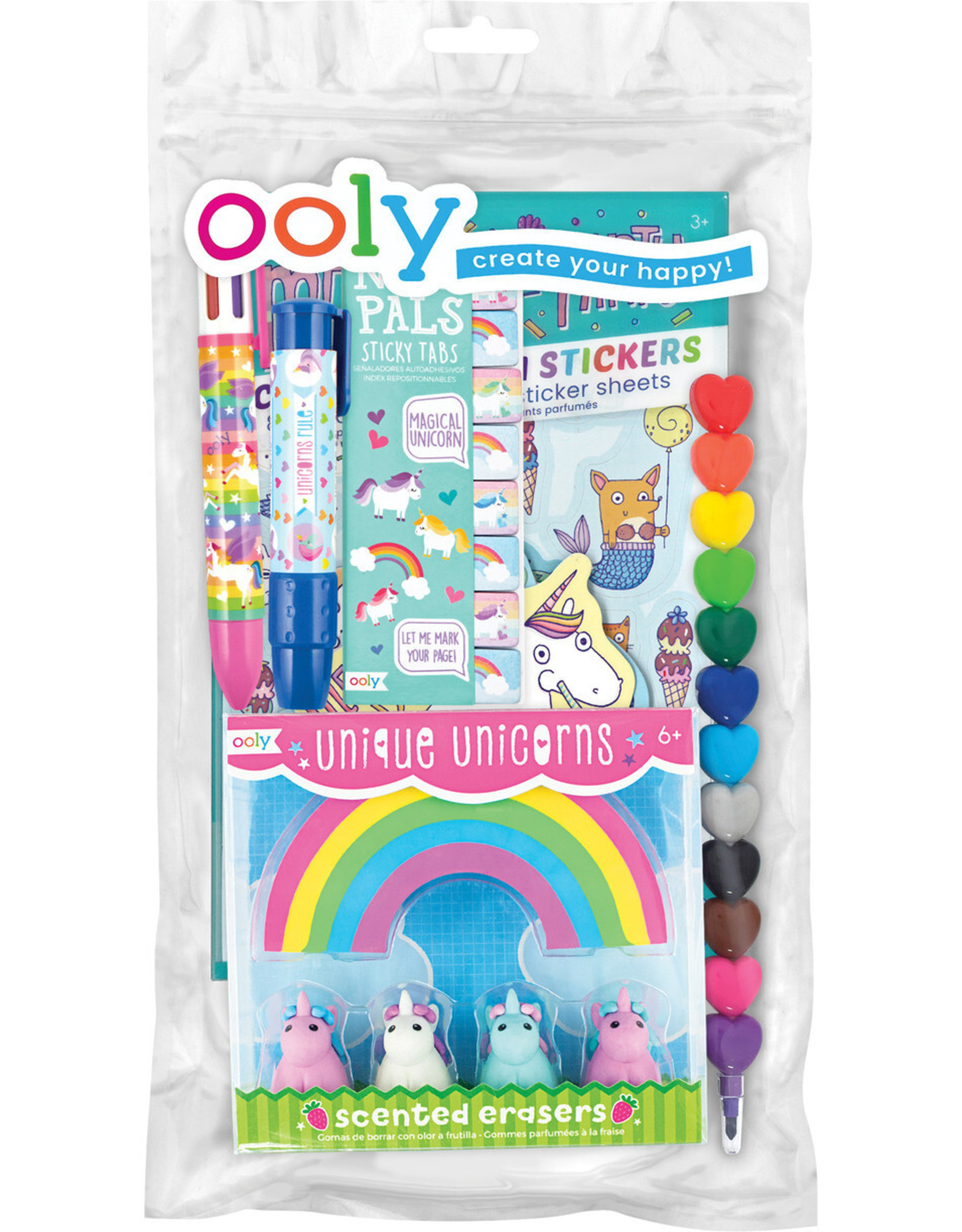 Ooly DBA International Arrivals Oh My! Unicorns & Mermaids Happy Pack