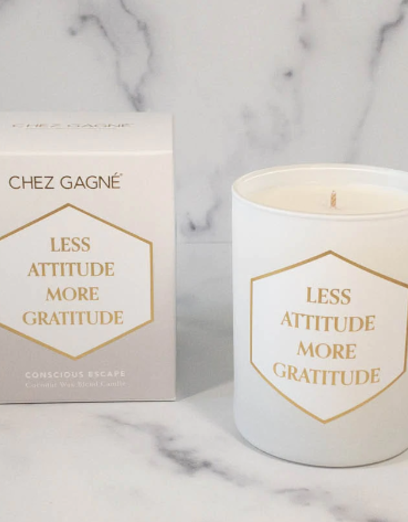 Chez Gagné Candle - Chez Gagne: Less Attitude More Gratitude