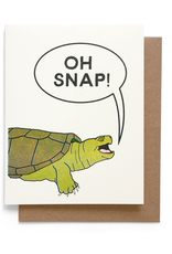 Smarty Pants Paper Company Card - Blank: Oh Snap! Turtle