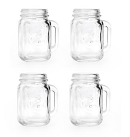 Kikkerland Mason Jar Shot Glasses