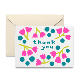 R. Nichols Boxed Cards: Flowers & Berries Thank You (10)