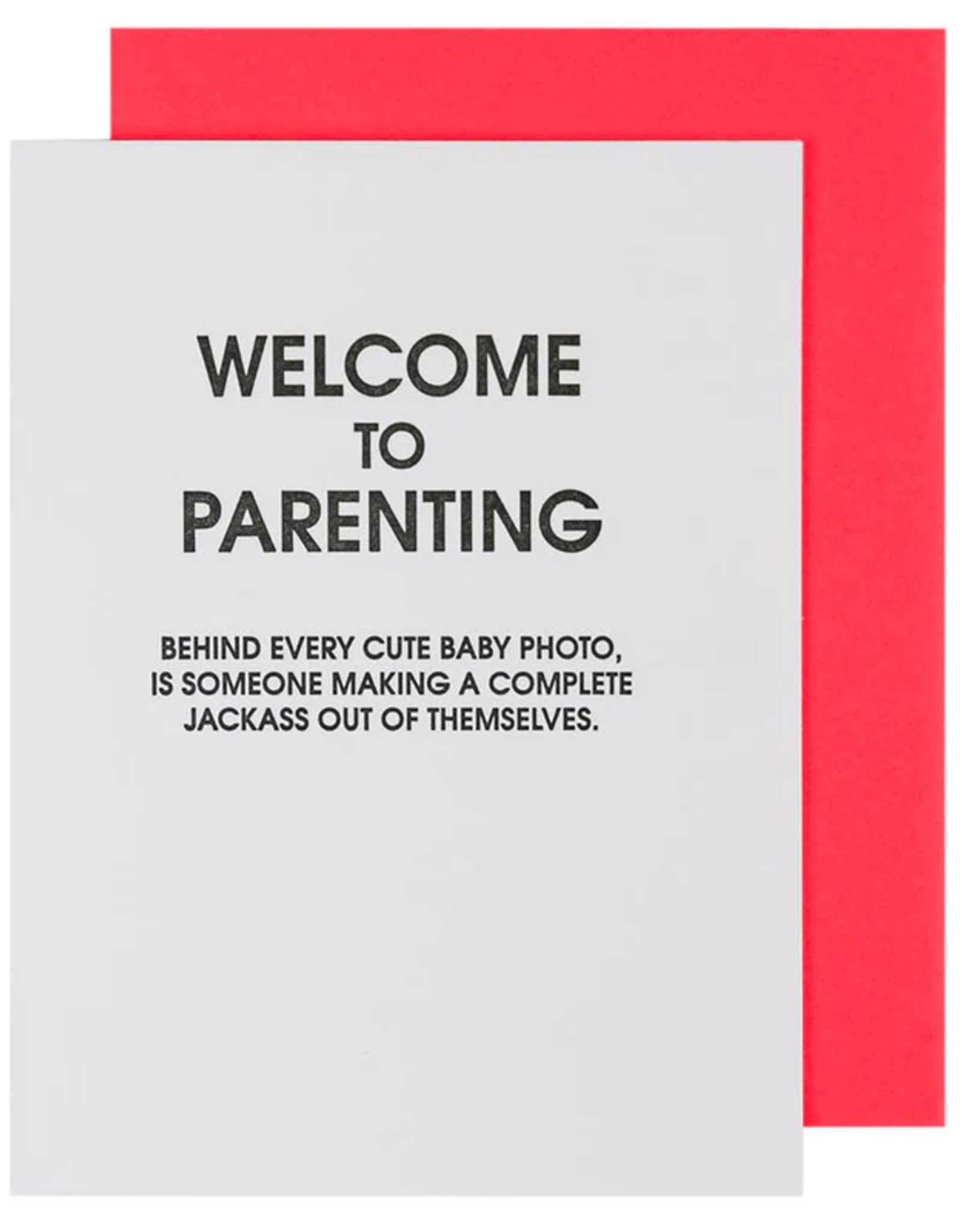 Chez Gagné Card - Baby: Welcome To Parenting