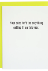 Chez Gagné Card - Birthday: Cake Lit Up