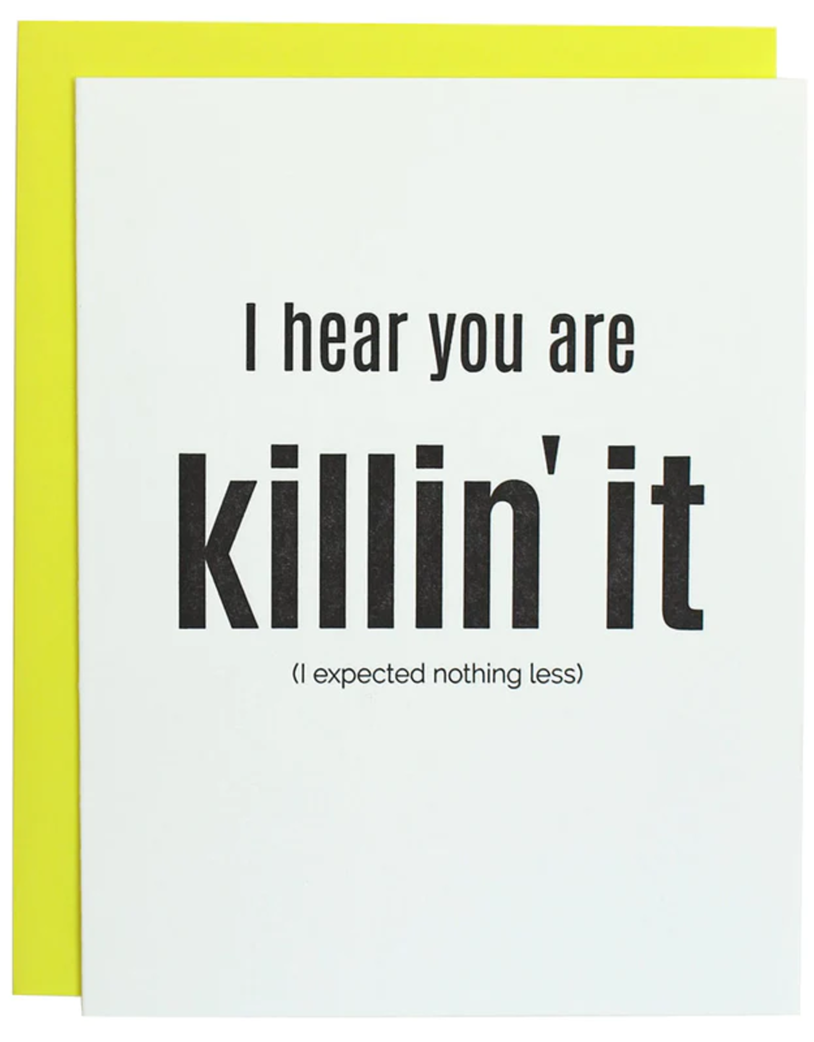 Chez Gagné Card - Congrats: I Hear You're Killin' It