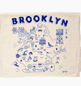 Maptote Tea Towel - Natural Brooklyn