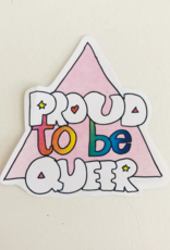 Ash & Chess Sticker: Proud to be Queer
