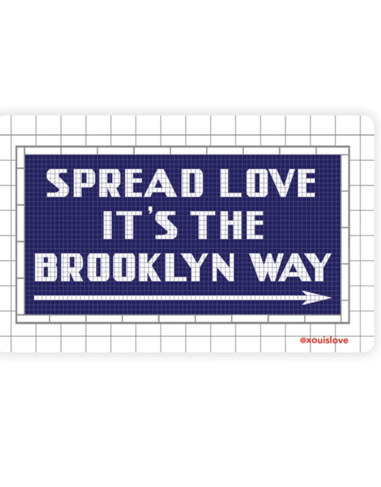 xou Sticker: Subway Spread Love