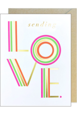 J. Falkner Card - Blank: Sending Love Rainbow