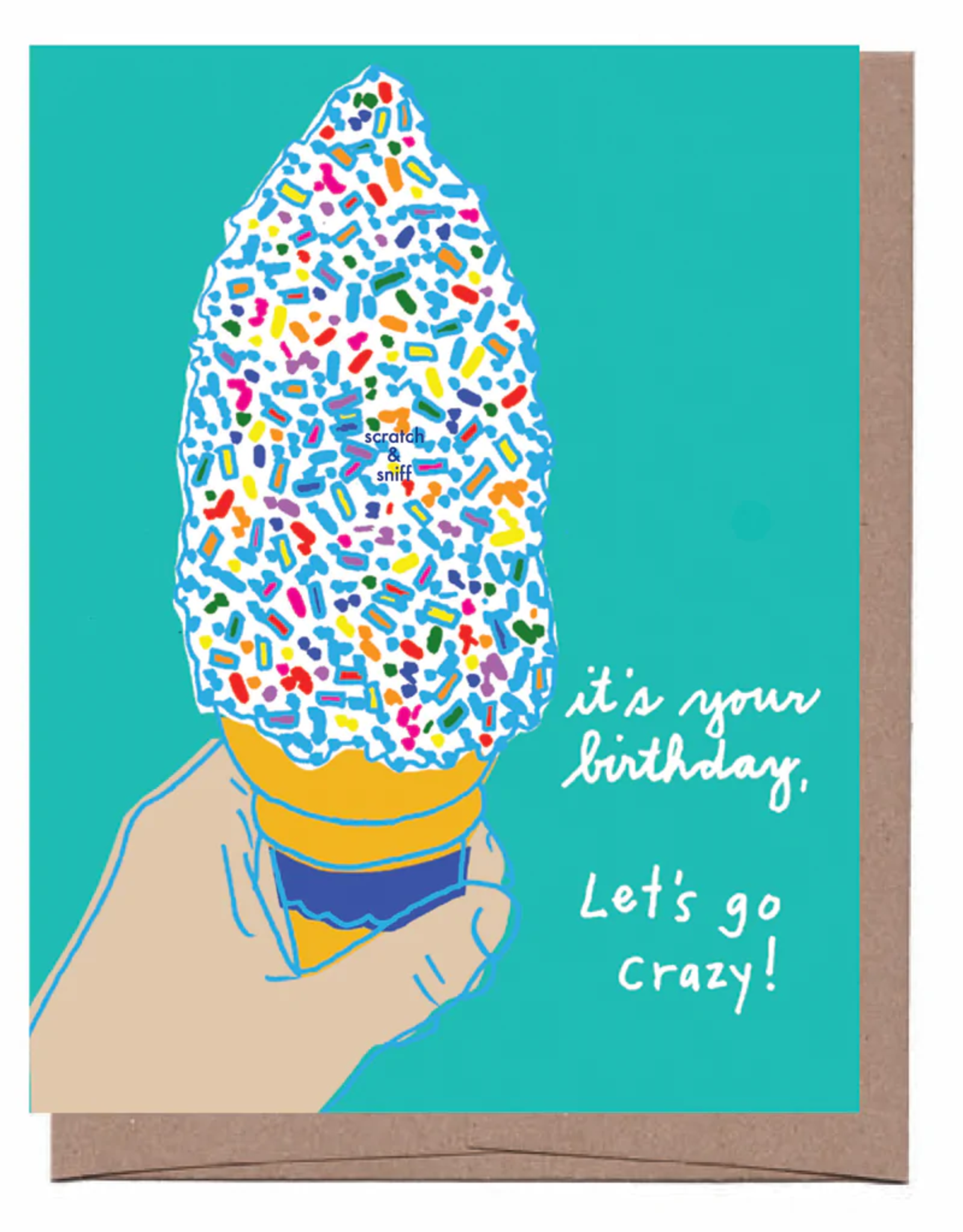 La Familia Green Card - Birthday: Let's Go Crazy Sprinkles (Scratch & Sniff)