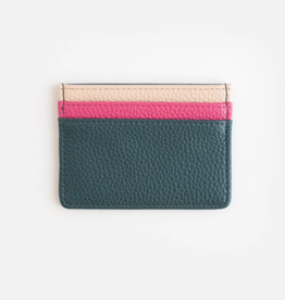 Caroline Gardener Wallet: Green/Pink Cardholder