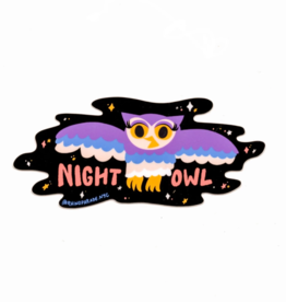 Rhino Parade Sticker : Night Owl