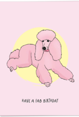 Kaarte Blanche Card - Birthday: Fab Poodle