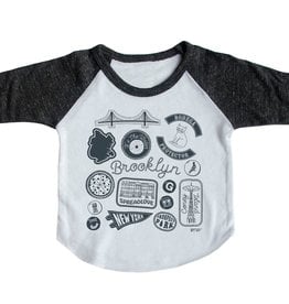 Maptote T-Shirt Kids - Brooklyn Baby Baseball