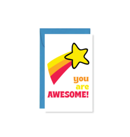Public School Paper Co. Mini Card - Blank: You Are Awesome