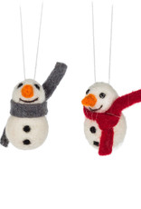 Abbott Ornament - Mini Felt Snowman