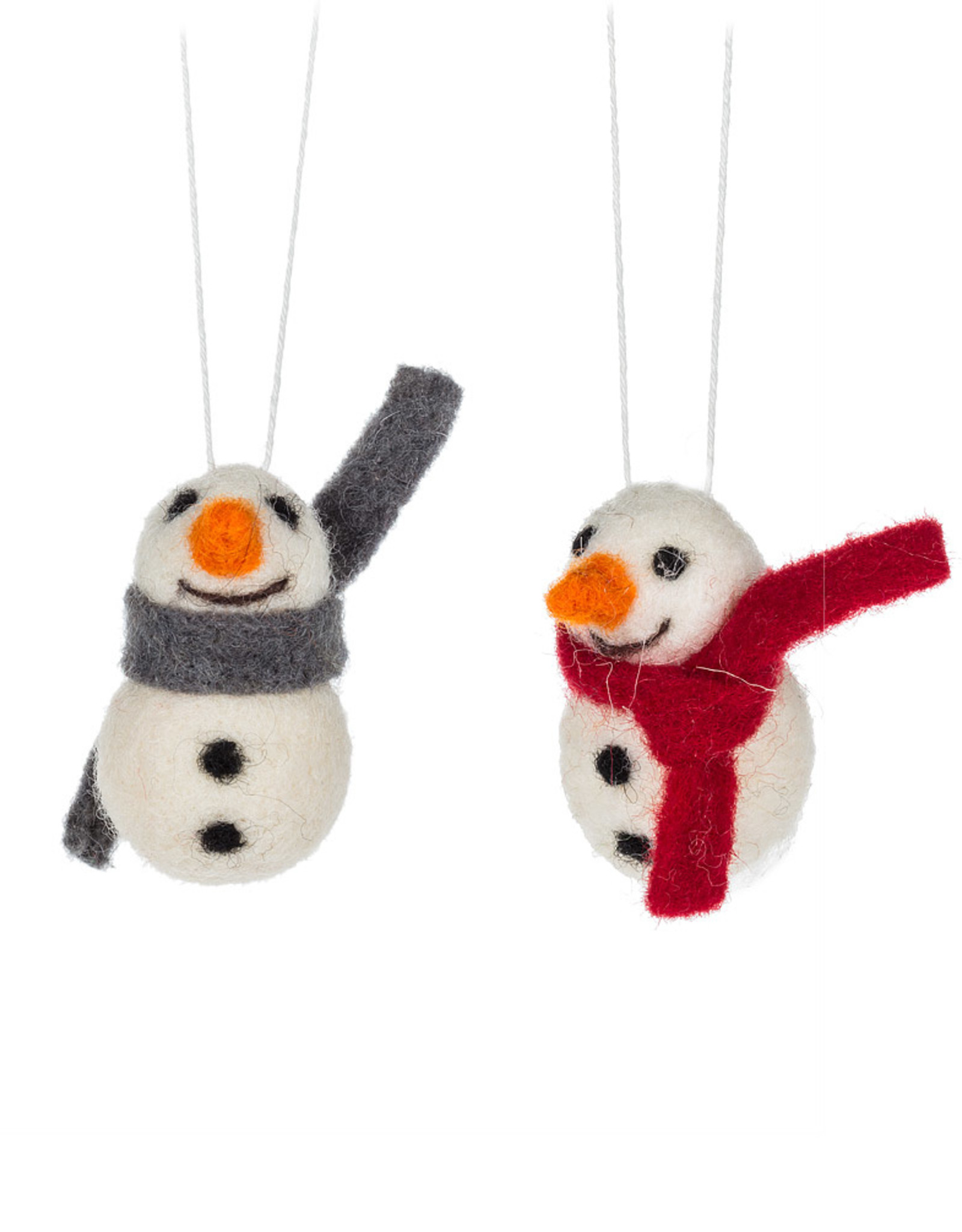Abbott Ornament - Mini Felt Snowman