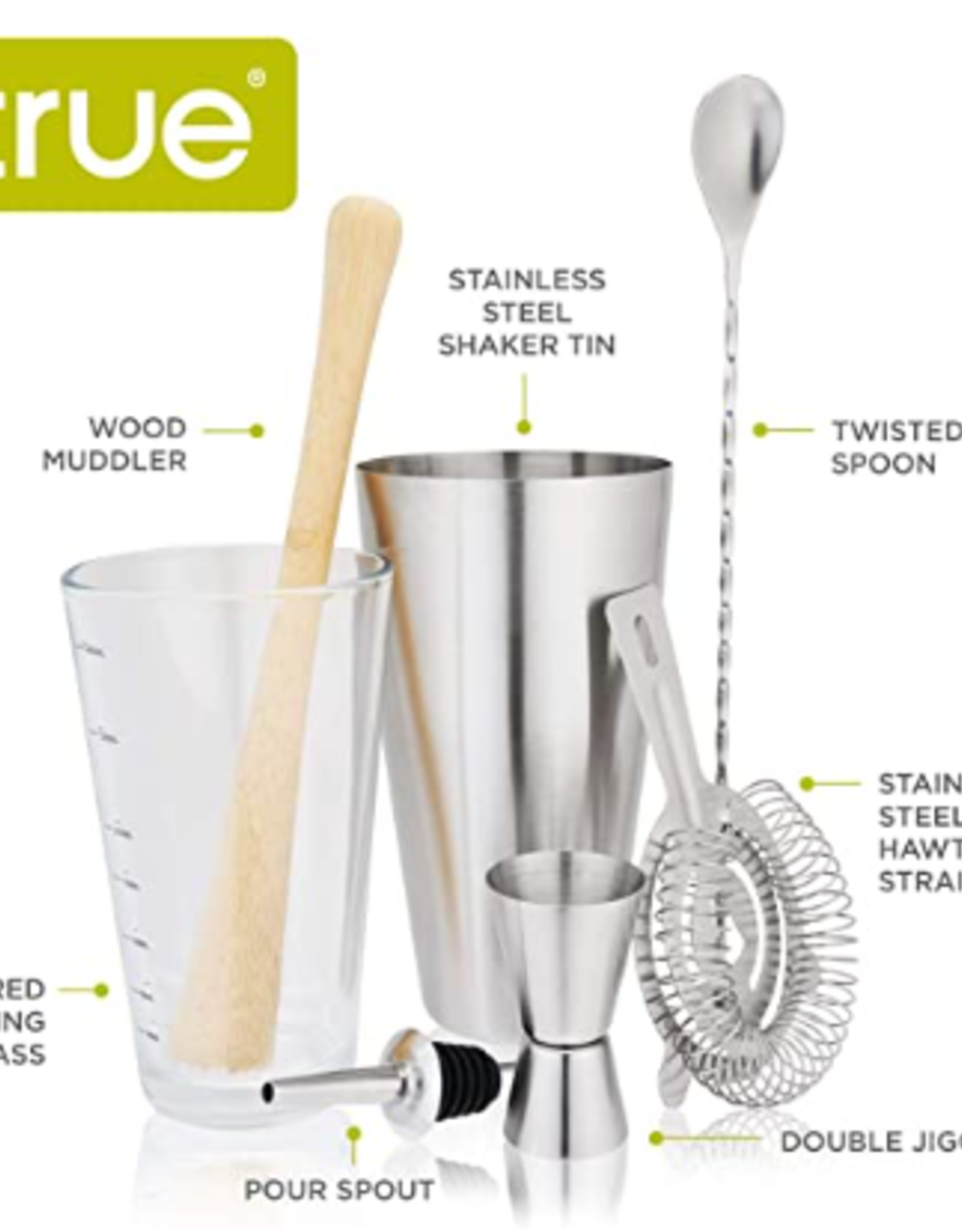 True Barware set - 7 pieces