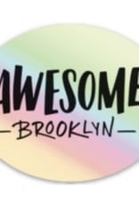 awesome brooklyn Sticker: Awesome Holographic stickers
