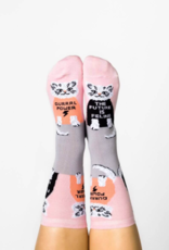 Yellow Owl Workshop Socks - Women's Crew: Future is Feline