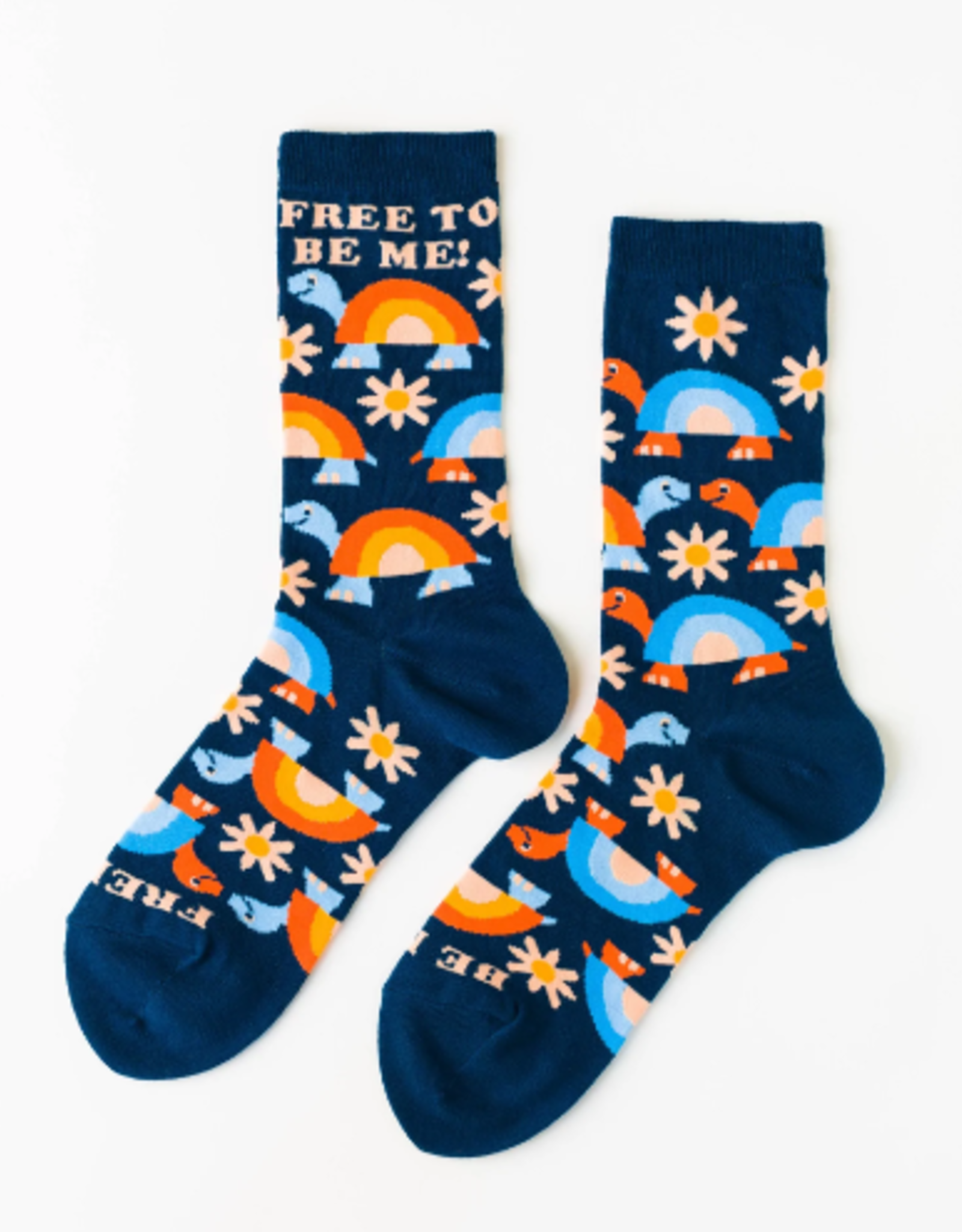 Yellow Owl Workshop Women's Socks: Free To Be Me