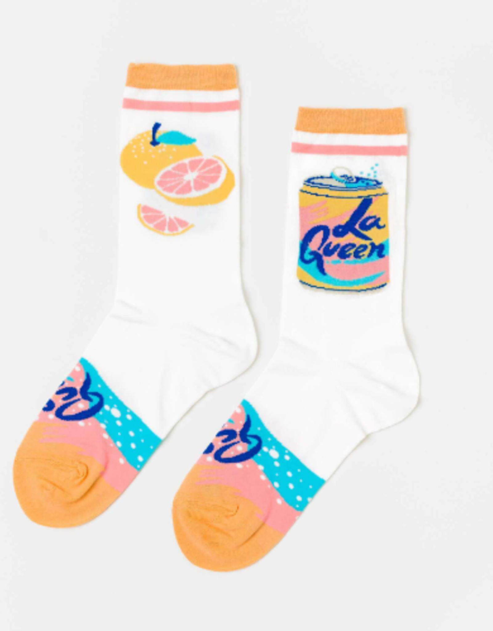 Yellow Owl Workshop Socks - Women's Crew: LA Queen