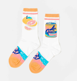 Yellow Owl Workshop Socks - Women's Crew: LA Queen