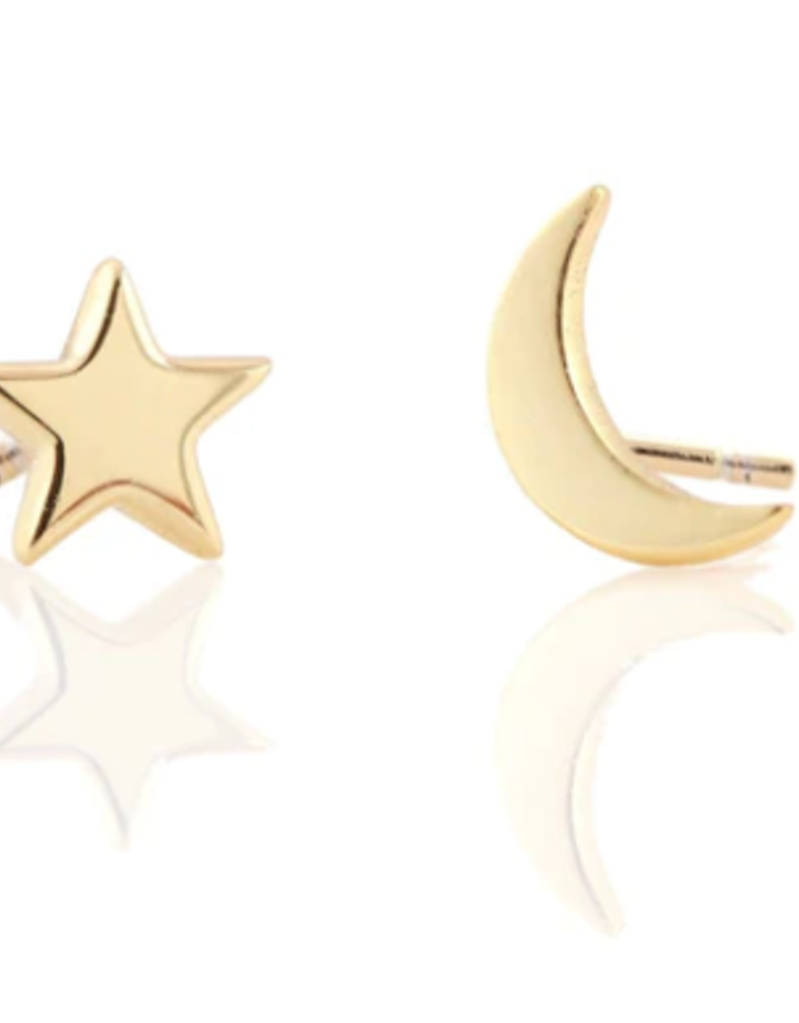 Kris Nations Earrings - Stud: Kris Star and Moon