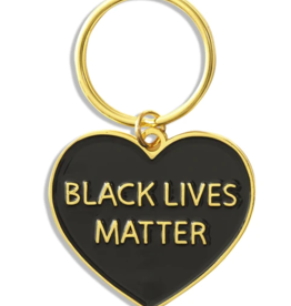 The Found Keychain - Enamel : Black Lives Matter