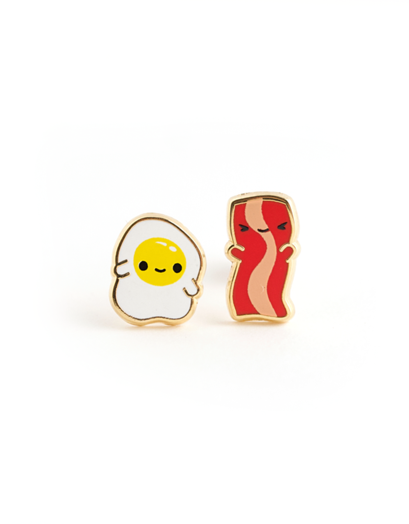 Lux Cups Creative Earrings - Stud: Lux Cups Eggs & Bacon