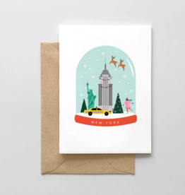 Spaghetti and Meatballs Card - Holiday: New York City Snow Globe